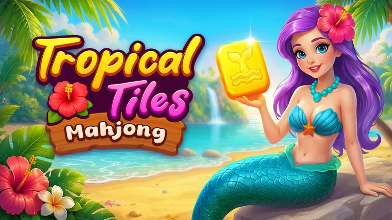 Tropical Tiles Mahjong Cover
