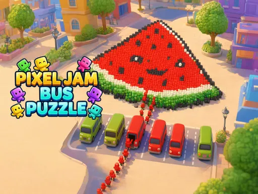 Pixel Jam Bus Puzzle: Color Sort Cover